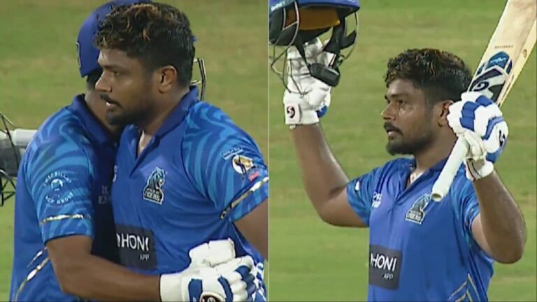 Sanju Samson Hugs Elder Brother Saly After Scoring 100 In 42 Balls | Watch | Cricket News