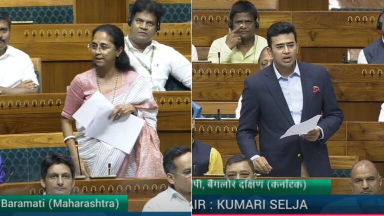 ‘Read History’: Supriya Sule Schools BJP’s Tejasvi Surya In Lok Sabha Over Nehru Claim | Politics News