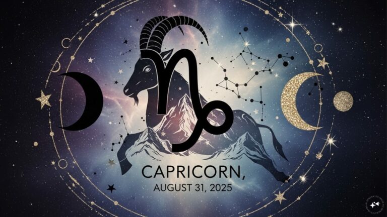 Capricorn Horoscope Today, August 31, 2025 | Astrology News