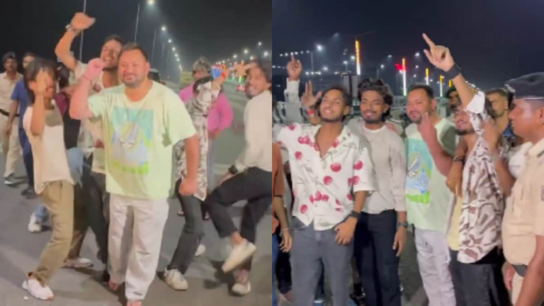 ‘Dil To Bachcha Hi Hai’: Tejashwi Grooves With Youth On Bhojpuri Track In Patna | Video | Politics News