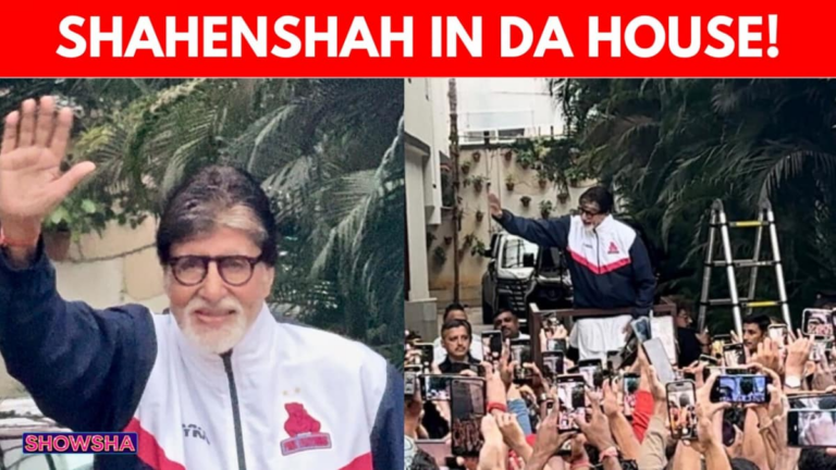 Amitabh Bachchan Graces His Fans With Sunday Darshan, Sea Of Fans Applaud His Arrival I WATCH