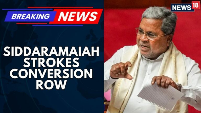 Siddaramaiah Sparks Row Over Hindu Conversion Remark; BJP Hits Back, Calls It Rahul Appeasement
