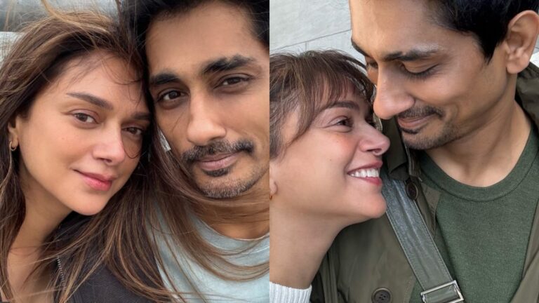 Aditi Rao Hydari Posts Mushy Pics With Siddharth On Anniversary, Writes ‘Happy 1’ | Bollywood News