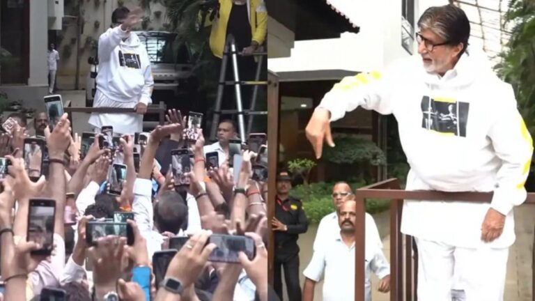 Amitabh Bachchan Greets Fans At Jalsa, Shares Emotional Video Of Signing Autographs | Bollywood News