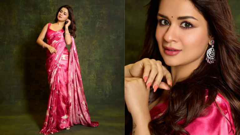 Avneet Kaur Radiates Modern Elegance In Fuchsia Pink Saree | Lifestyle News