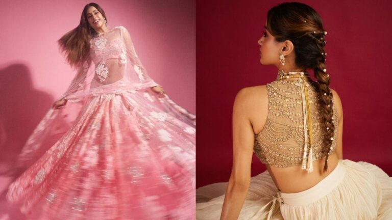 Janhvi Kapoor-Inspired Lehenga Choli Looks To Slay This Festive Season