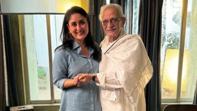 Kareena Kapoor Khan Meets Gulzar, Shares Photos With Legendary Lyricist | Check Out | Bollywood News