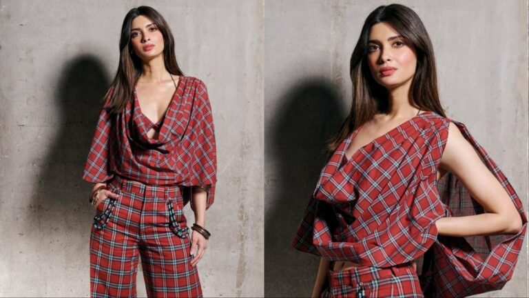 Diana Penty’s Rs 30K Madras Check Co-Ord Set Redefines Heritage Chic | Lifestyle News