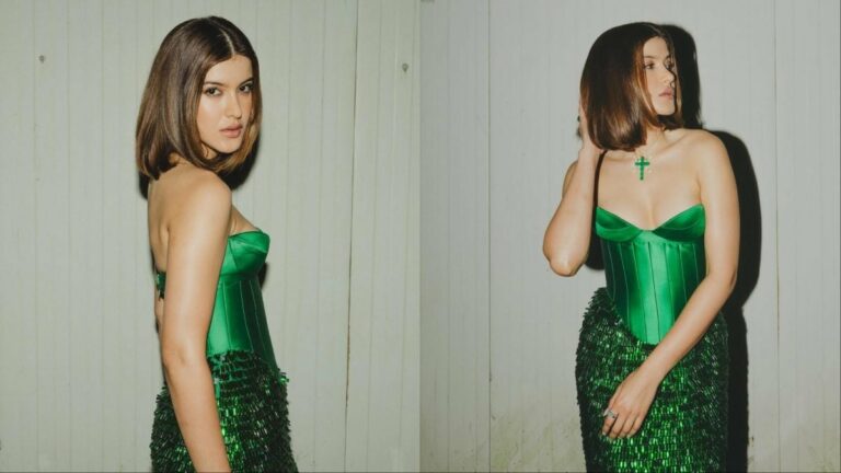 Shanaya Kapoor’s Striking Green Look Is A Bold Take On Monochrome Dressing | Lifestyle News