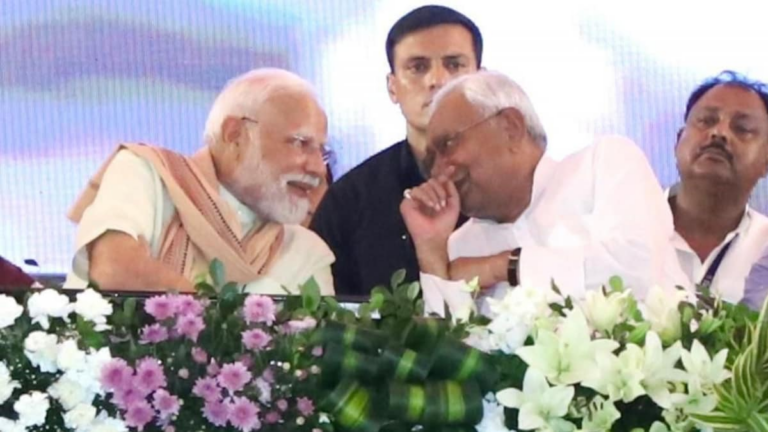 ‘Not Going Anywhere’: Bihar CM Nitish Kumar Reaffirms NDA Loyalty In PM Modi’s Presence | Politics News