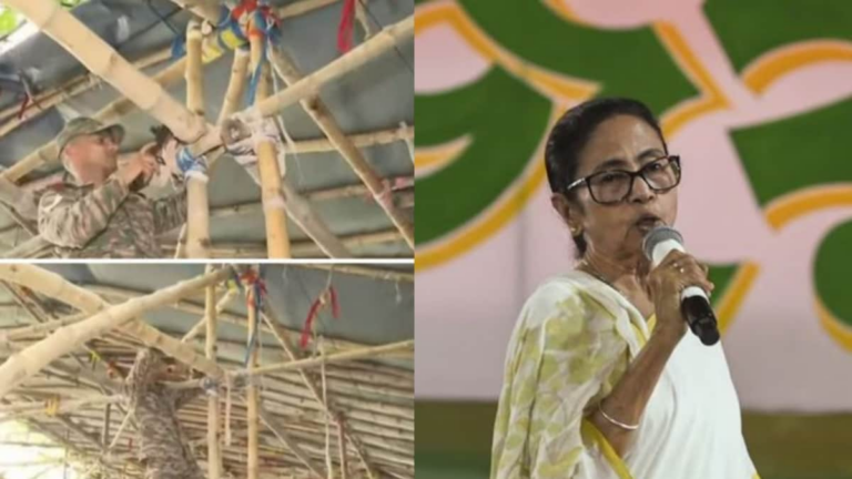 Army Dismantles TMC’s Protest Stage In Kolkata’s Maidan Area, Mamata Alleges BJP’s Role | Kolkata-news News