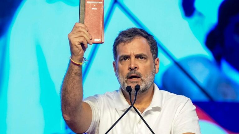 ‘Insult To Bharat’: BJP Accuses Rahul Gandhi Of Insulting National Anthem At ‘Vote Chori’ PC | Politics News