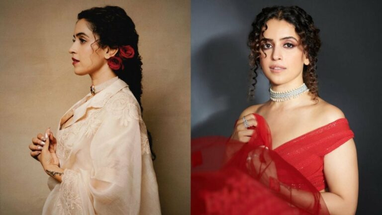Sanya Malhotra-Inspired Saree Blouse Designs To Elevate Your Ethnic Game