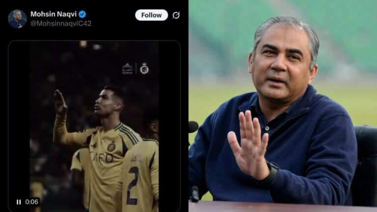 After Haris Rauf, Now PCB Boss Mohsin Naqvi Provokes India With Ronaldo Plane-Gesture Post | Cricket News