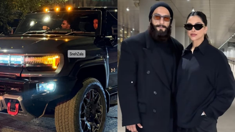 Deepika Padukone, Ranveer Singh Go Out For A Drive In Their Brand New Hummer | PHOTO | Bollywood News