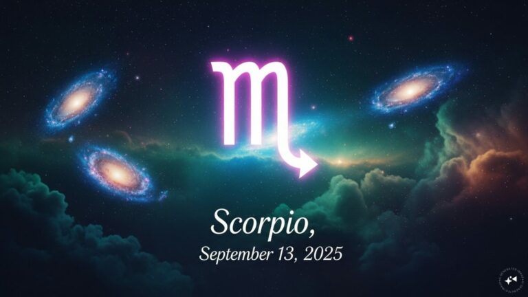 Scorpio Horoscope Today, September 13, 2025 | Astrology News