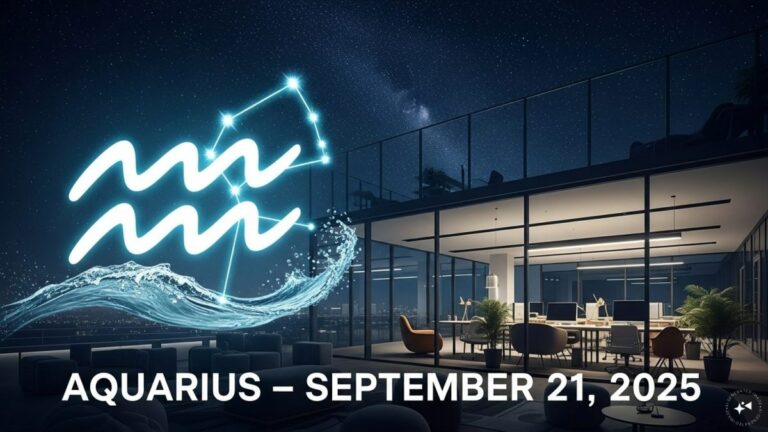Aquarius Horoscope Today, September 21, 2025 | Astrology News