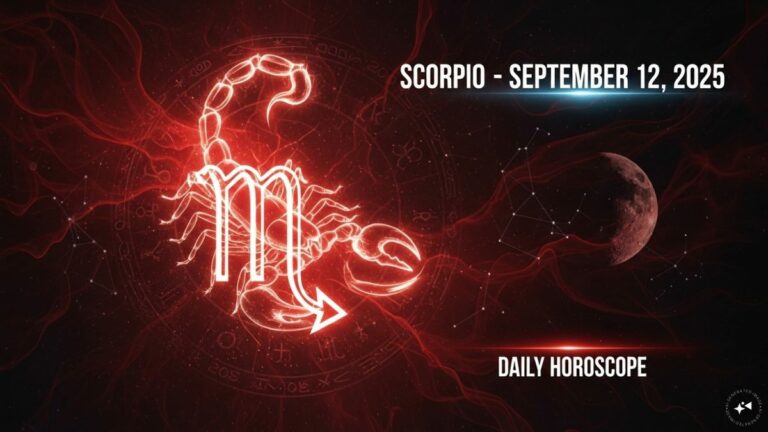 Scorpio Horoscope Today, September 12, 2025 | Astrology News