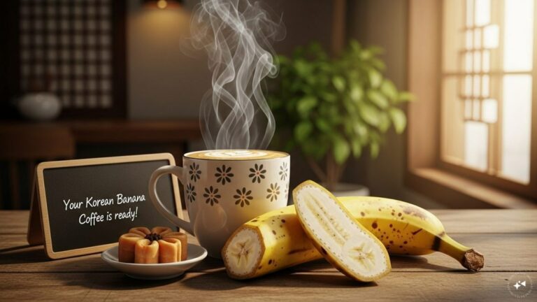 Craving The Viral Korean Banana Coffee? Here’s How to Make It Easily