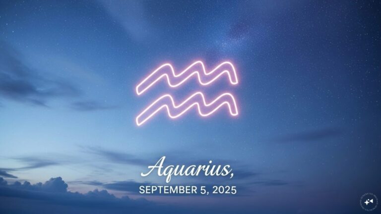 Aquarius Horoscope Today, September 5, 2025 | Astrology News