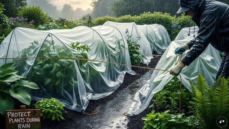 How To Protect Plants During Rain?