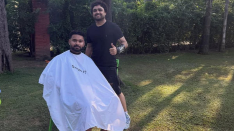 Rishabh Pant’s Throwback Haircut Under A Tree Wins Hearts Online | See Photos | Cricket News
