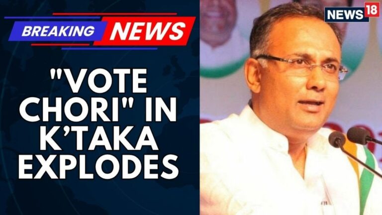 Karnataka MLA Dinesh Gundu Rao Speaks Exclusively Amid Rows Over "Vote Chori" In Karnataka