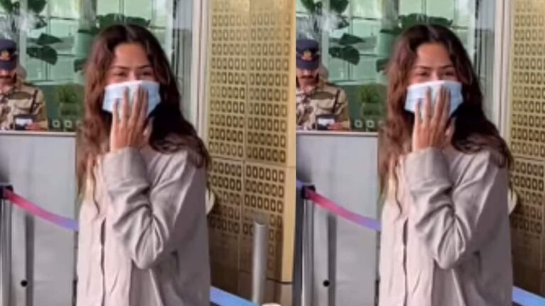 Sonam Bajwa Avoids Paps Early Morning At The Airport: ‘Subha 7 Baje Kaunsa Photo’ | Bollywood News
