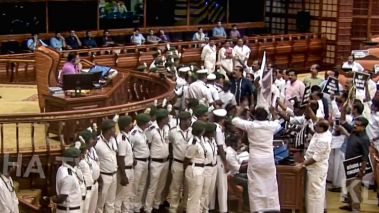 Kerala Assembly Uproar: Three Congress MLAs Suspended Over Sabarimala Missing Gold Protests | Politics News