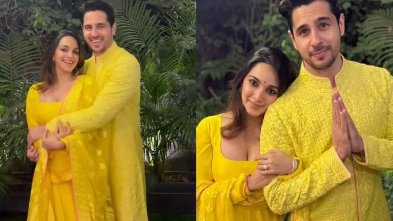 Kiara Advani Flaunts Post-Baby Glow In Yellow, Twins With Sidharth Malhotra On Diwali | Watch | Bollywood News