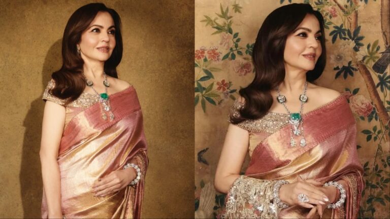 Nita Ambani’s Exquisite Emerald Necklace Pays Homage To The Maharani of Indore | Fashion News