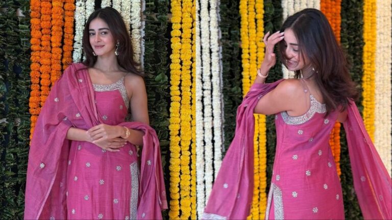 Ananya Panday Revives Vintage Rohit Bal From Her Mother’s Closet For Diwali | Fashion News