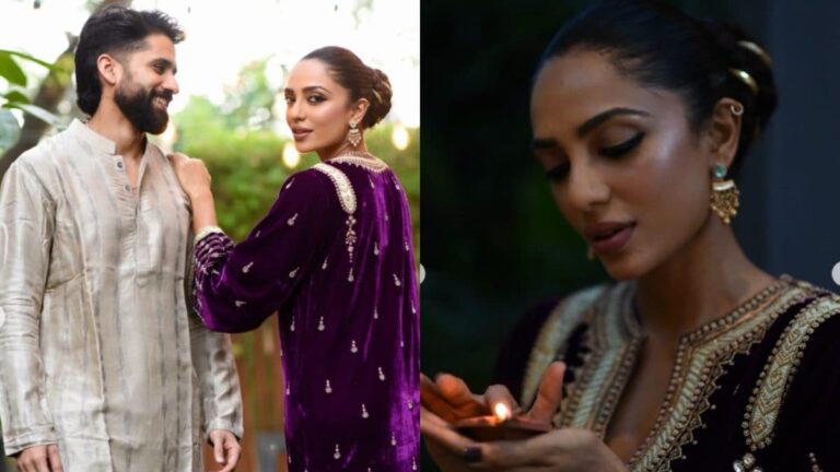 Shobhita Dhulipala And Naga Chaitnaya Look Stunning As They Share Their First Diwali Glimpses | Telugu Cinema News