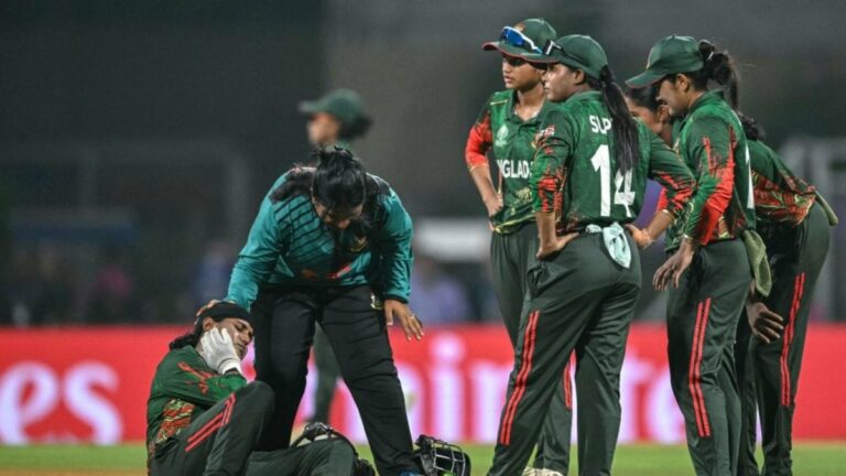 Nigar Sultana Forced Off Field After Blow Behind The Stumps Against Sri Lanka | Cricket News