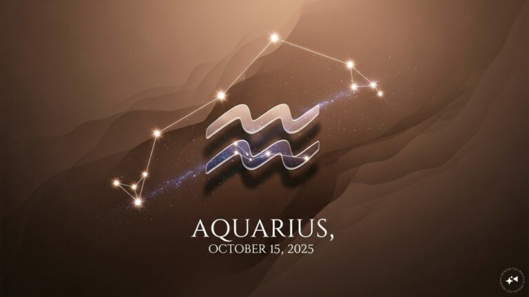 Aquarius Horoscope Today, October 15, 2025 | Astrology News