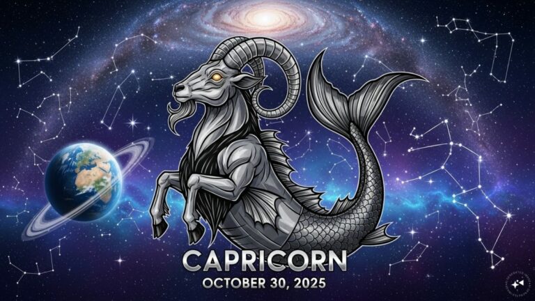 Capricorn Horoscope Today, October 30, 2025 | Astrology News