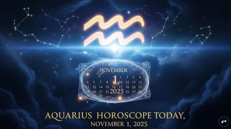 Aquarius Horoscope Today, November 1, 2025 | Astrology News