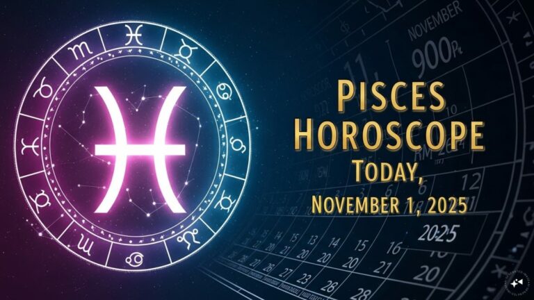 Pisces Horoscope Today, November 1, 2025 | Astrology News